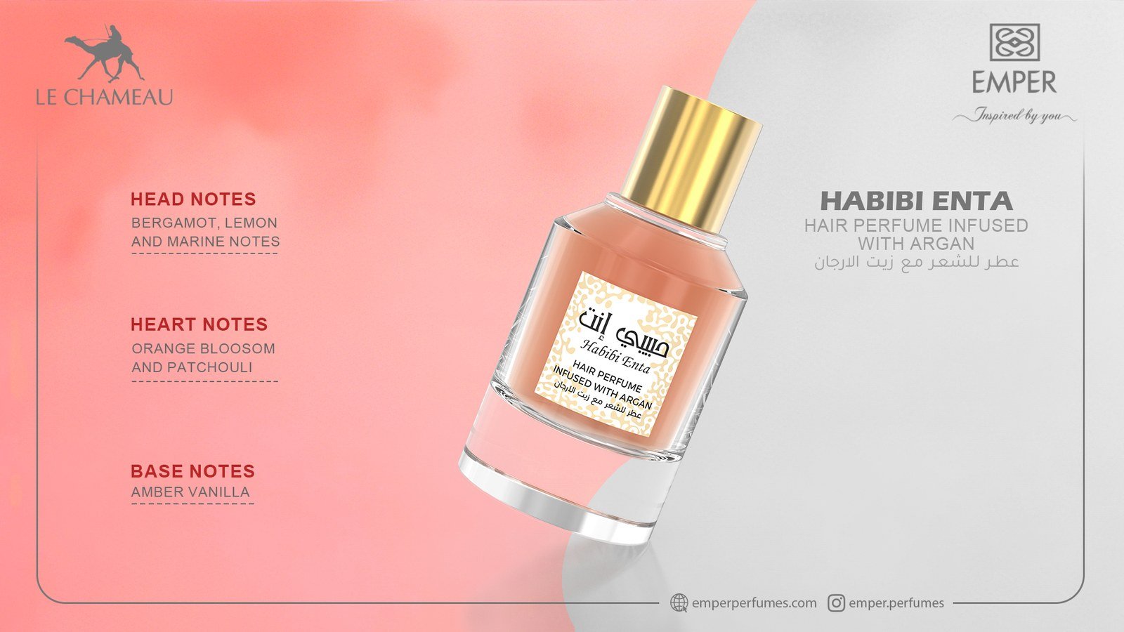 Habibi Enta — Hair Perfume con Argán